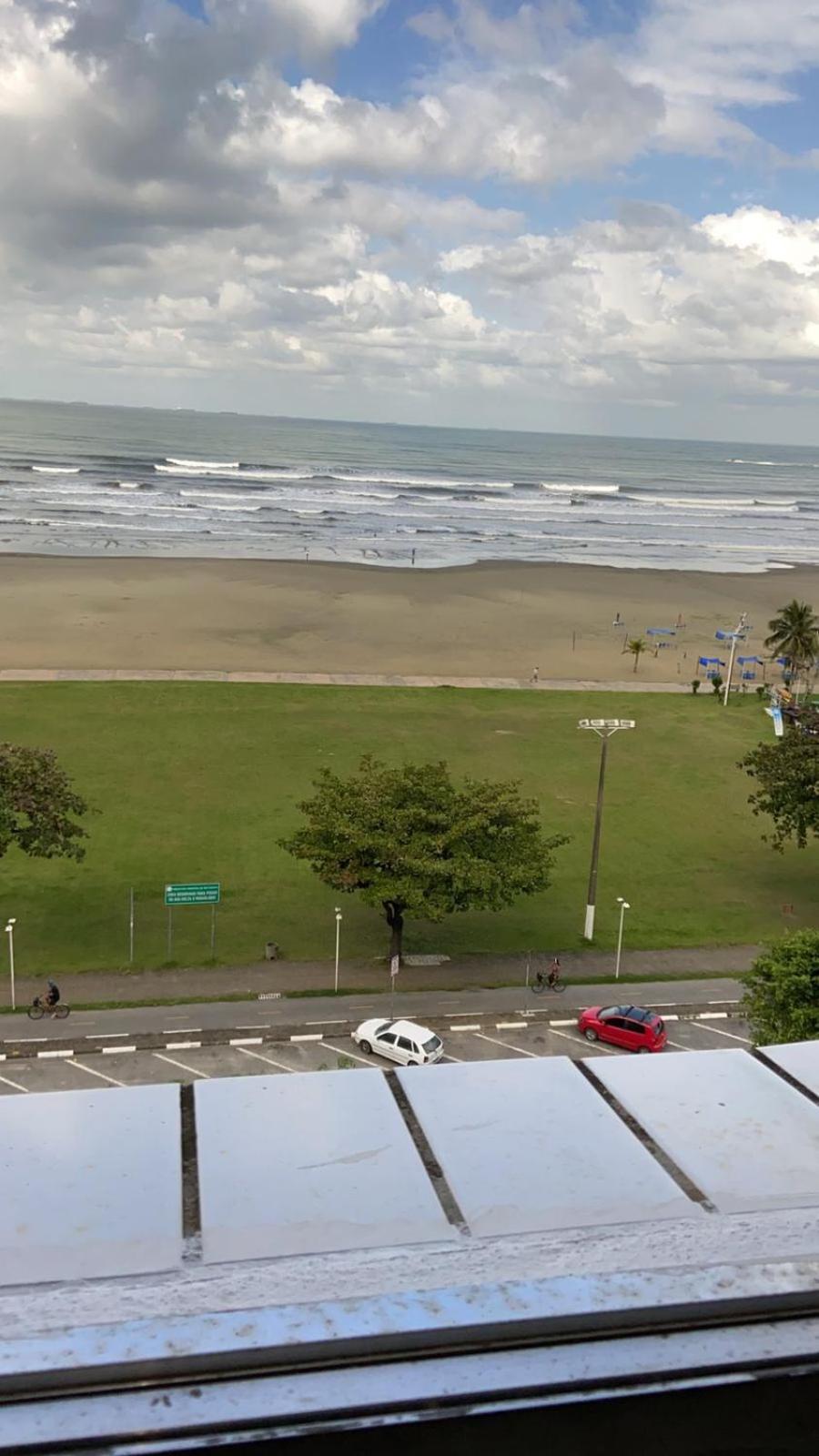 Apartamento 621 Com Vista Para O Mar Sao Vicente  Bagian luar foto
